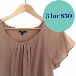 🌟[Gap] Flutter Sleeve Blouse (A005)